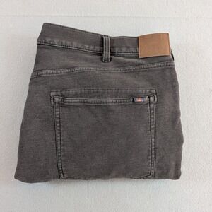 Faherty Pants Mens 44x32 Straight Fit Casual Chinos Faded Black